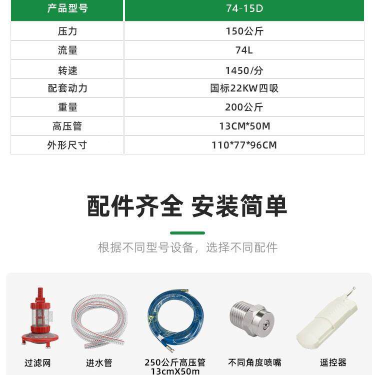锐下研22千瓦150公斤74升电动管道疏KCI通手推式水道商机高压管用