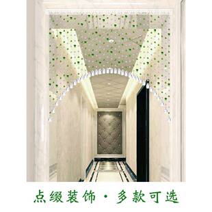 厕A10L珠所帘水晶隔断帘客家用门帘屏风帘珠厅子卫生间玄F75H96TS