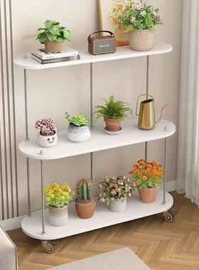 阳台物置落地花架子室内家用新款简约多移QJS肉绿萝客厅式动多层