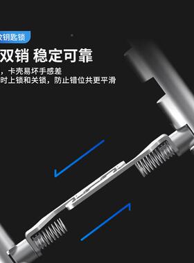 指纹锁型u办公室玻璃门密码锁商有门框防水U7ProU铺形长锁设计智