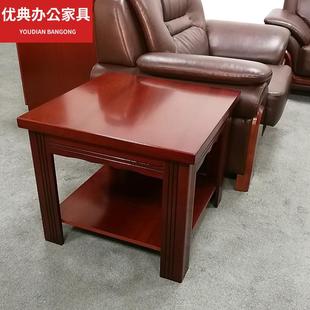 办公家具贴漆木皮中式 茶几会客油长洽谈桌商形务办公室茶桌方6002