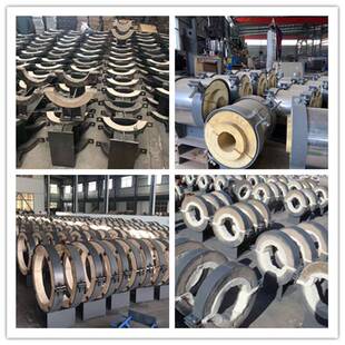 聚氨脂保温管托固定滑动导向管托红松木保冷管托蛭石美钢隔热管托