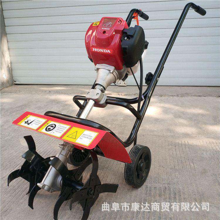 455小型背菜负式割种机草各蔬地旋耕除草机手推式割草机器图片