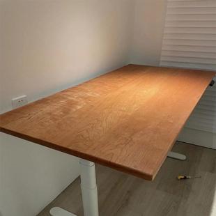 北美木黑胡桃飘木樱桃木桌板原餐桌面板书桌ANK板吧台板木窗台实