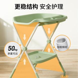 源头婴儿尿布儿台宝按护摩理台多宝功能移动可折叠新生抚771触台