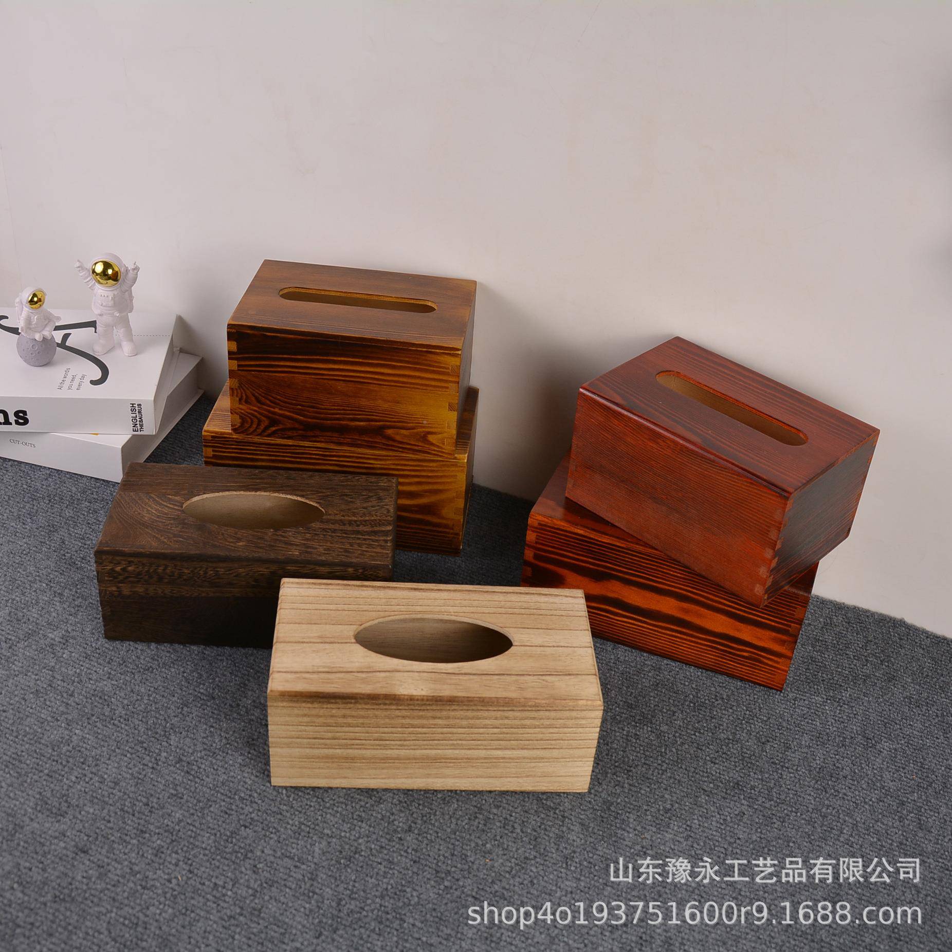创意家居多种规格餐抽纸盒家用质卷纸-抽取车式纸巾盒木载厅抽纸