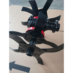 割草机除草轮松土轮开沟轮松土机锄草轮旋耕翻土多功能通用锄草头