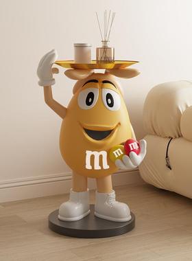 mm豆人艺床术奢客厅大型电视沙柜发边头置轻物架落地软装饰95045