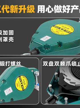 防坠器高空自锁器10米工业重型塔吊止坠器1吨0差/30679m06M2人体