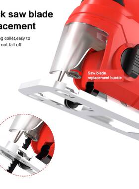 拓诺锂电曲线锯大功率家用木工工具套装电动工具实用无级变速LED