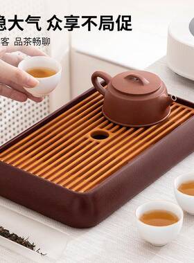 新款电木排茶小盘水储水式两用桌面专用茶台家用CSB客厅阳台托型