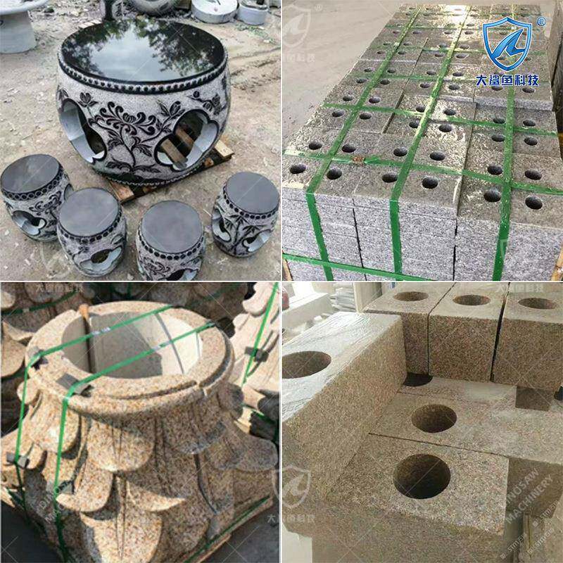 大型式石材钻立孔机自动石头花岗岩打孔取台打洞面挖FTO孔机械设