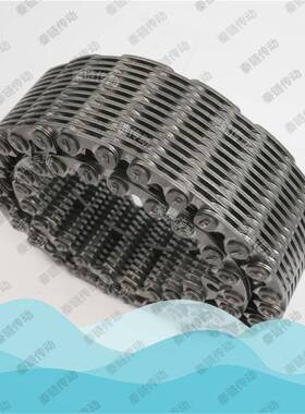 【现货】KH675/QLK875内导25片宽77哈瓦型齿形链条工业自动化机