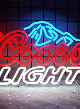 爆款酒LOGOL啤ED霓虹LED广MLA告标识酒商吧业灯装饰灯