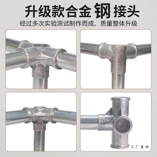 加26M衣柜家GUT用卧室简易布衣柜全钢架加粗厚出租房实耐结用M经