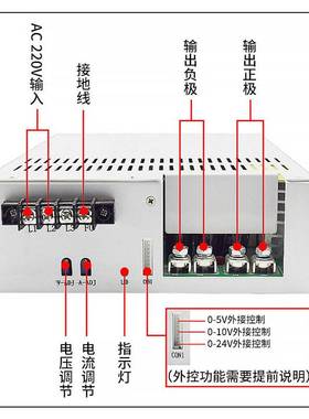 明纬4000W5000W大功率开关电源220V380V转12V24V36V48V60V72V110V