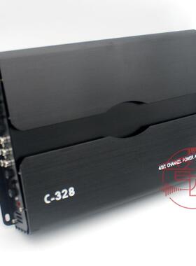 放厂家汽道车音功响改装四路4声12V功放车载大功率功放C-32838VOG