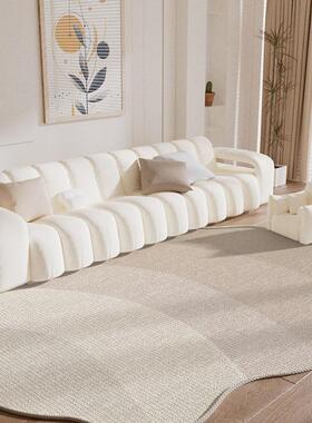 地毯客厅20奶25F97779JM发新款油风沙地垫免洗可擦卧室床异形茶边