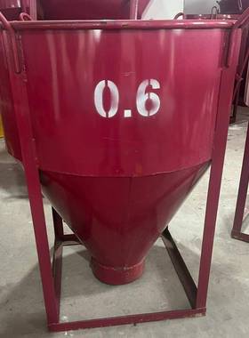 圆加厚混土工料斗建筑地歪凝嘴水形FID泥砂浆漏斗大型塔机灰斗