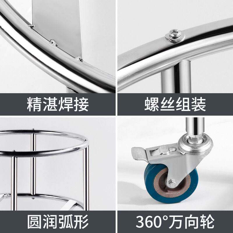 汤桶架厨房置物架保温桶三角支架万向轮可移动水桶三脚架可定尺寸