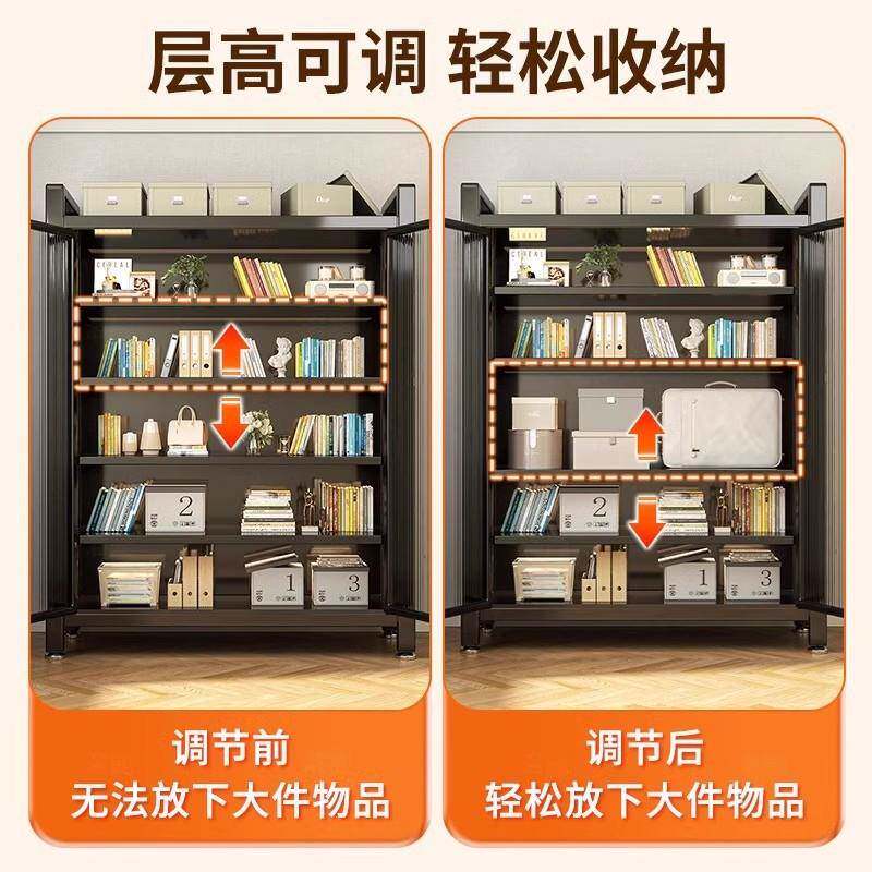 EJU收纳柜用钢制防晒防置物柜缝收夹纳柜柜子移家动储水物柜杂物