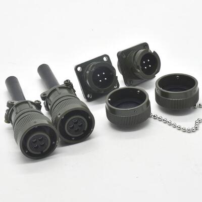 S永汉YEO1NHAB航空插头S3106接A14-2S连器4芯M公母快锁接头