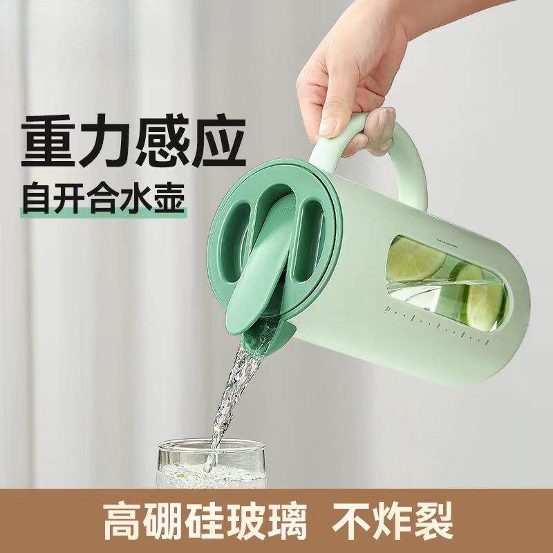 冷水壶用水耐高温玻璃防烫大容量夏凉水壶简约季鸠骨防摔便携家壶