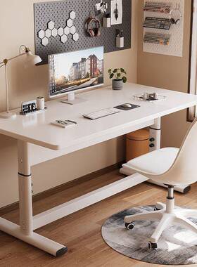 桌手摇升BIK降桌降电脑桌习桌书升桌家用台式写字学桌电脑桌厂家