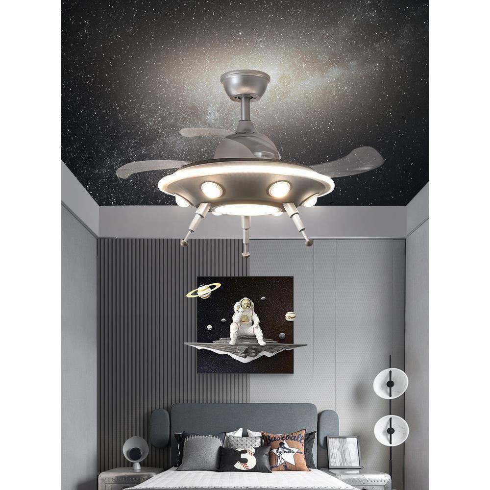儿童灯具创389飞意个性房ufo碟灯电扇男孩房灯风扇灯灯轻奢卧室吊,家装灯饰光源,智能吊灯,淘宝优惠券,粉丝福利购,淘宝优惠卷