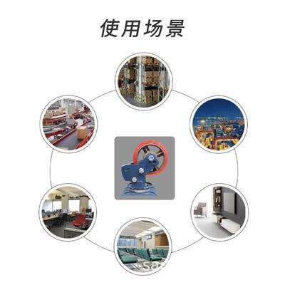 设聚酯红牵色耐磨氨pu减震静音大型商场仓储备汽配引ST20041车拖