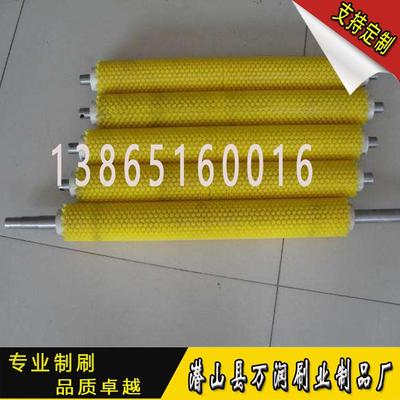 工业辊毛刷滚筒UIC尼尼龙刷软毛清洗机毛刷圆柱毛刷刷辊龙丝毛刷