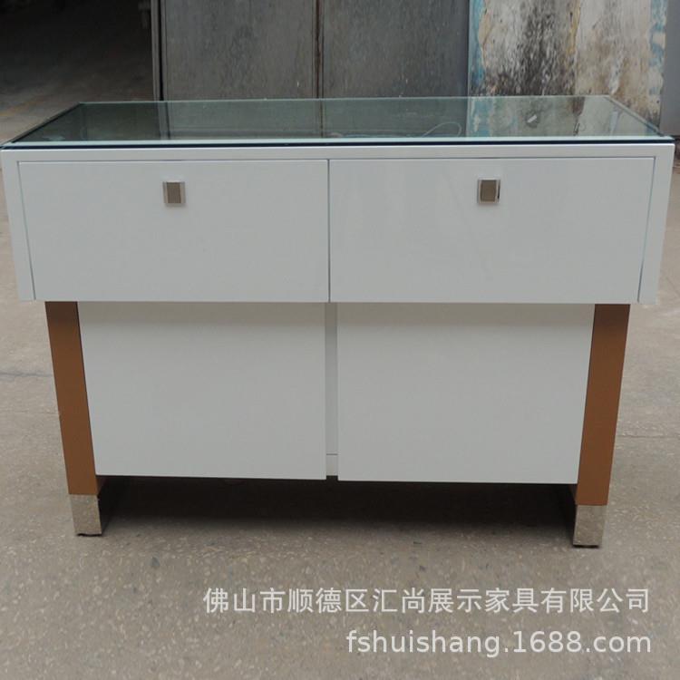 汇尚眼璃展示镜柜超市商陈列柜场台GAS玻眼镜柜木质烤漆眼镜柜