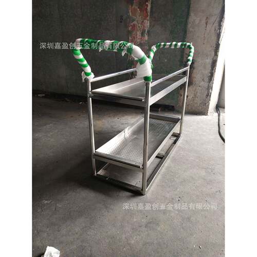 不推锈钢6寸推晶圆盒车非标工具手车支EXW持推车