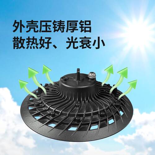 100W大棚植物生长灯蓝莓防桃枣冬玫瑰补LUO樱光用LED全光谱压铸水