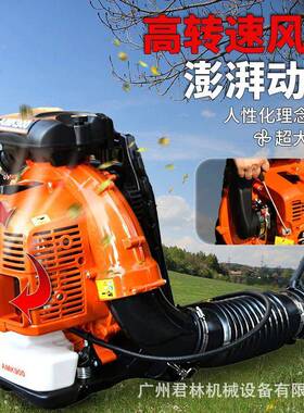 奥玛克吹风机AMK90无品牌/0汽油动式鼓力吹雪机背负风力灭火机多