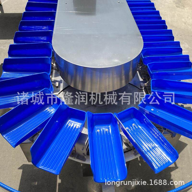 HQO小龙虾料盒式用重量分选机全自商小龙虾称重拣机分动价格优惠