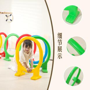 幼儿滚塑钻体育活动感统训练器材儿拱圈形园钻山TGR洞童塑料钻洞