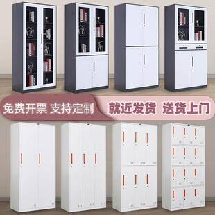 钢窄边拆装 文件室柜办公更衣柜锁铁带皮制SWE收纳柜资料柜档案储