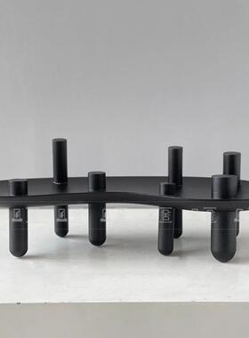 档木果盘现QNX代样板间厅餐厅茶几高婚礼甜实品台装饰客收纳托盘