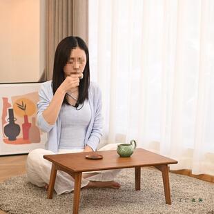 弗FKO洛姆飘窗小桌子叠榻米榻用窗台日式矮桌炕桌学习桌家折茶几
