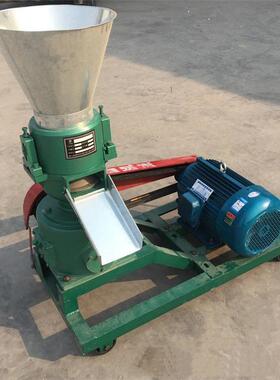 皇竹草AFT青储饲草颗电粒机平模挤压型动制粒机350草粉粒粮食造机