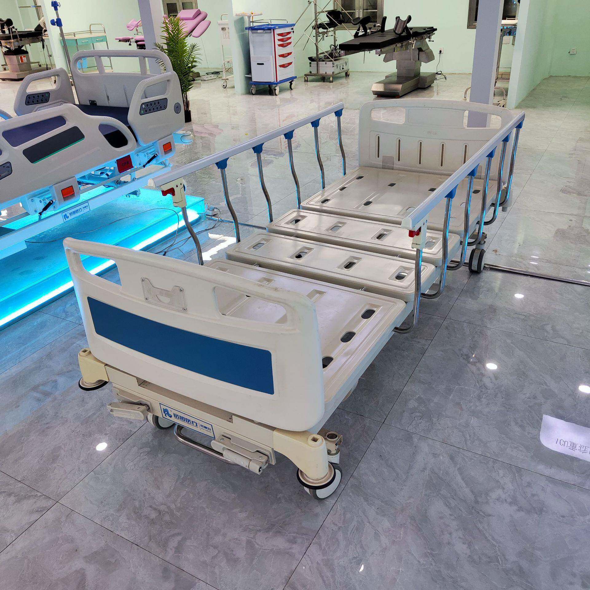 ABS床平板带护床理床手扶的20240402电动病普通科室病床多规格可