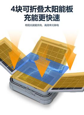 阳能LD投光灯户外充电应急手提太灯工地市夜摆G18摊大功率照E明灯