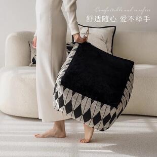 中古风客沙发脚踏矮20231225凳露可拆洗家台用坐墩方形蒲团脚墩地