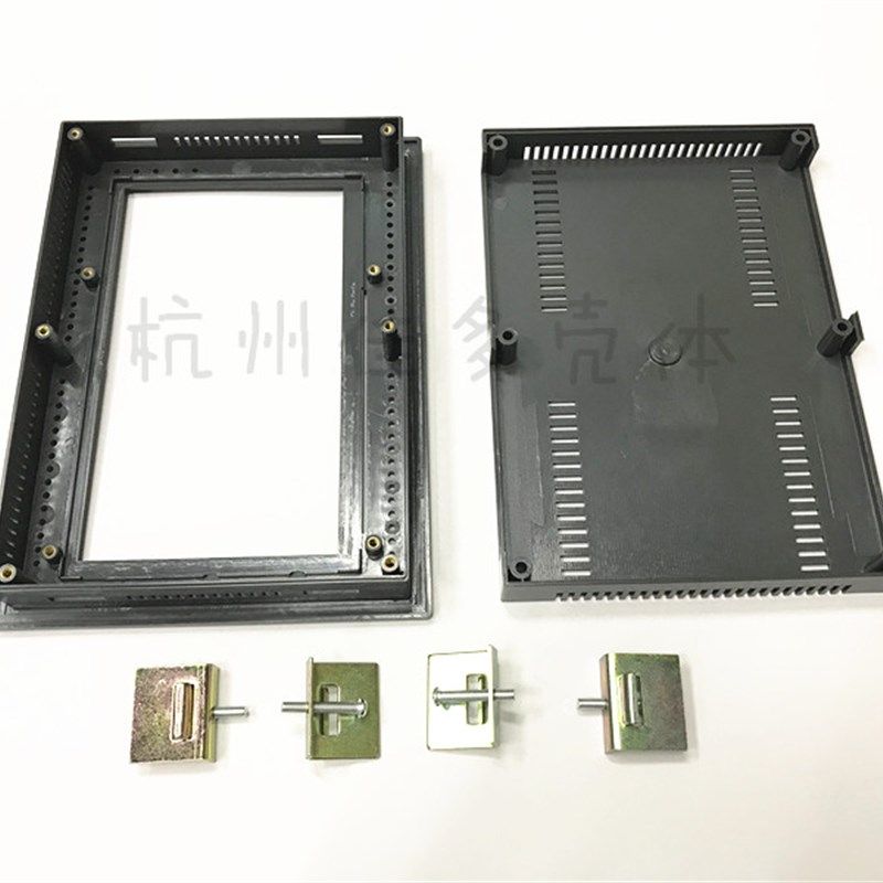 直销嵌入式文本外壳7寸液晶显示壳体塑料电子仪表壳体 205x149x45