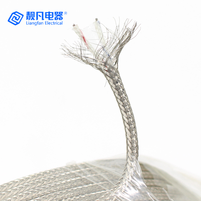 K型热电偶补偿导线J型E型测温金属屏蔽温控线耐高温传感应器