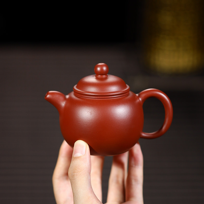 紫砂壶斗茶单人纯手工家用正宗功夫茶具球孔小容量宜兴小号泡茶壶