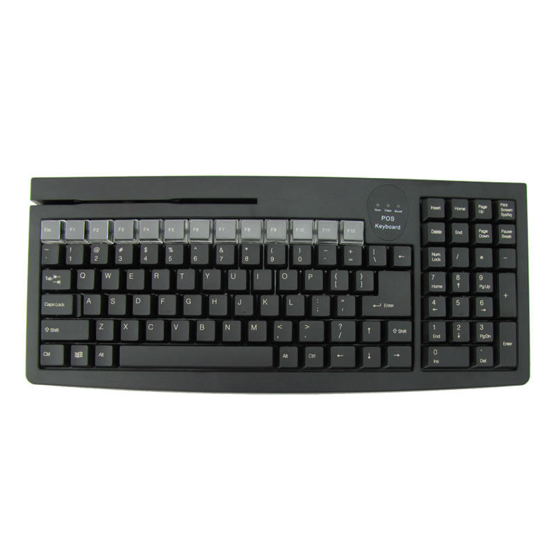 KB101安卓收银机配件收款机键盘通用超市全键帽防水耐磨编程键盘