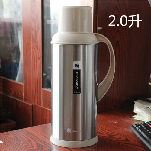 家用热水瓶宿舍暖水瓶保温壶大容量学生真空玻璃食品级木塞开水瓶