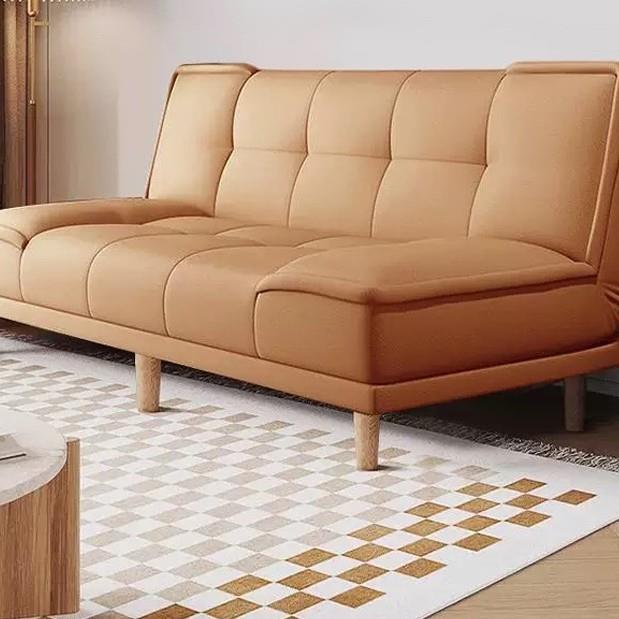 沙发猫爪皮小户型客卧室公寓出租屋2025新款懒人网红款折叠沙发床